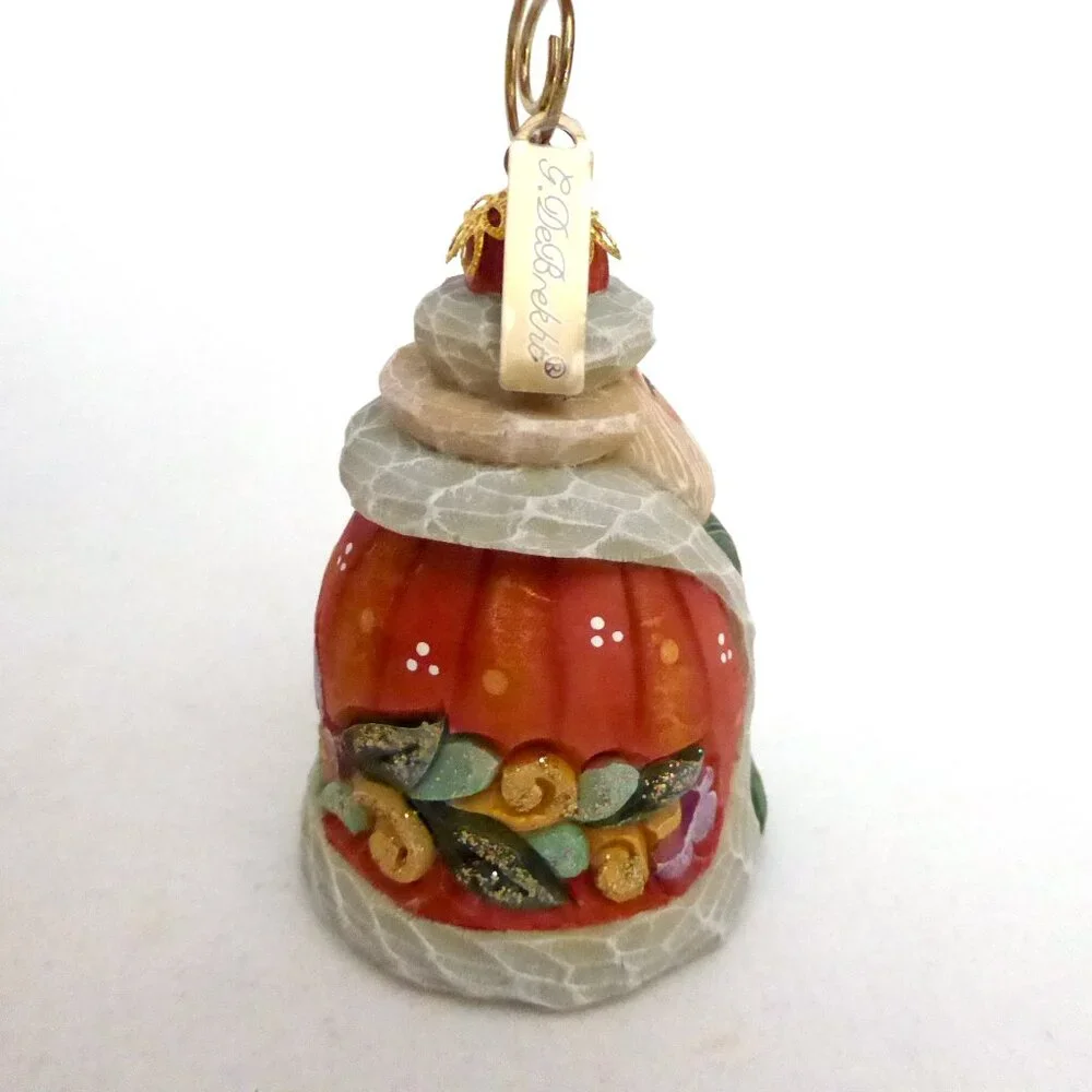 NEW 2008 G. DeBrekht HAND PAINTED SANTA CLAUS CHRISTMAS ORNAMENT - Picture 5 of 13